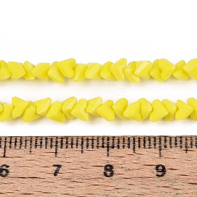 Opaque Glass Beads Strands GLAA-N019-4mm-13-1