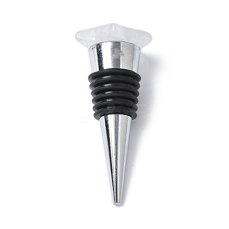 Star Natural Quartz Crystal Wine Stoppers DJEW-P021-D03-1