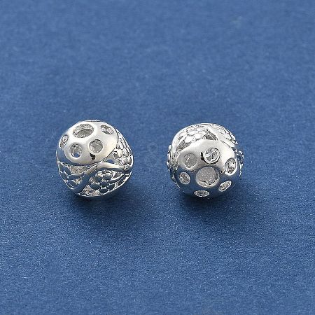 Alloy Hollow Beads PALLOY-P238-14S-RS-1