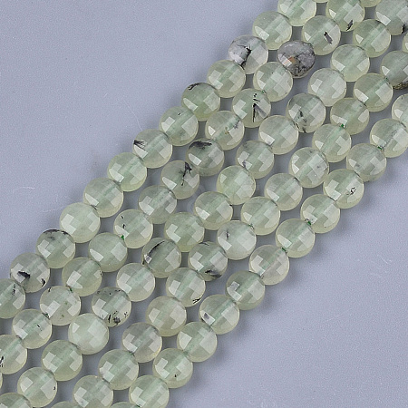 Natural Prehnite Beads Strands G-S354-29-1