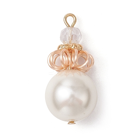 Shell Pearl Pendants PALLOY-TA00214-1