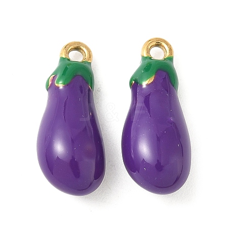 304 Stainless Steel Enamel Pendants STAS-I346-20G-04-1