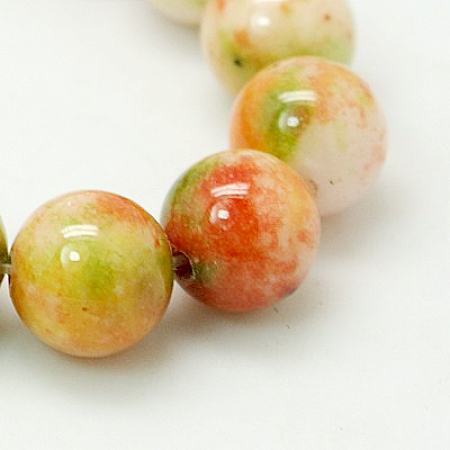 Jade Beads Strands X-G-D264-6mm-XH17-1