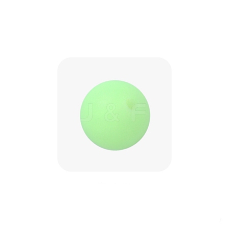 Luminous Glow in the Dark Round Silicone Beads PW-WGB50F5-12-1