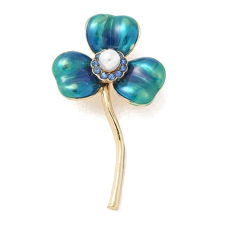 Clover Enamel Pins JEWB-R051-05G-02-1