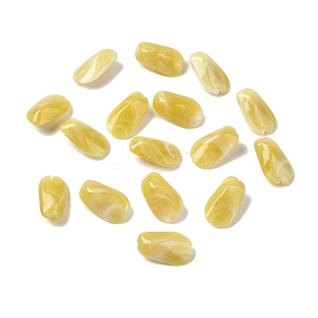 Opaque Acrylic Beads OACR-D320-03A-1
