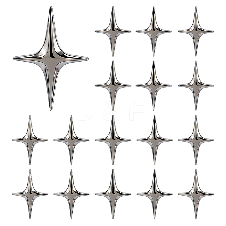 16Pcs Star Alloy Lapel Pins for Backpack Clothes JEWB-FH0002-96B-1