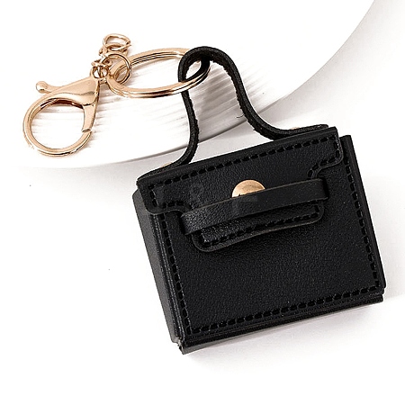 Portable PU Leather Bag Keychain PW-WGA9343-02-1