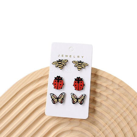 Acrylic Stud Earrings for Women PW-WG6C60C-01-1