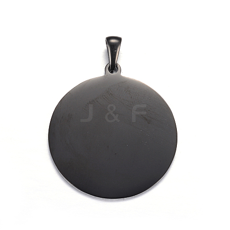 304 Stainless Steel Pendants LS-STAS-P063-09B-1