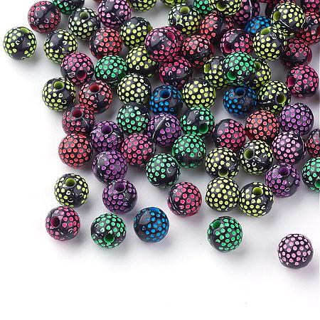 Craft Style Acrylic Beads SACR-Q187-19-1