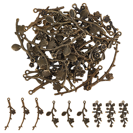 18Pcs 3 Styles Tibetan Style Alloy Pendants FIND-CA0010-84-1