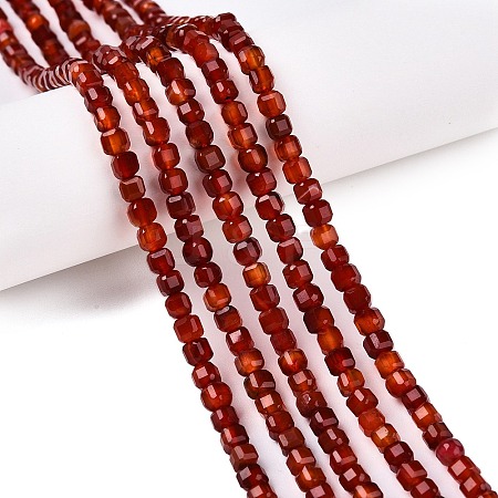 Dyed Natural Agate Beads Strands G-T138-211F-1