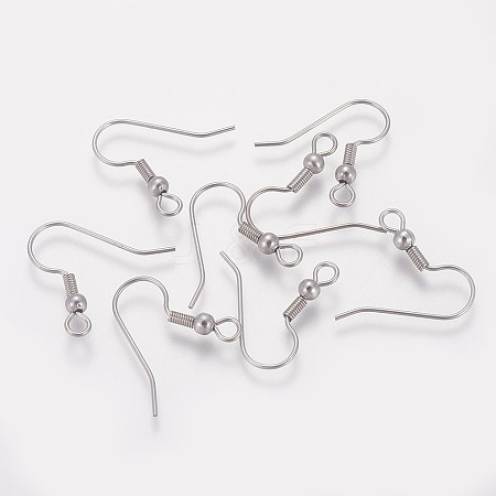 Tarnish Resistant 316 Surgical Stainless Steel Earring Hooks LS-X-STAS-I090-03P-1