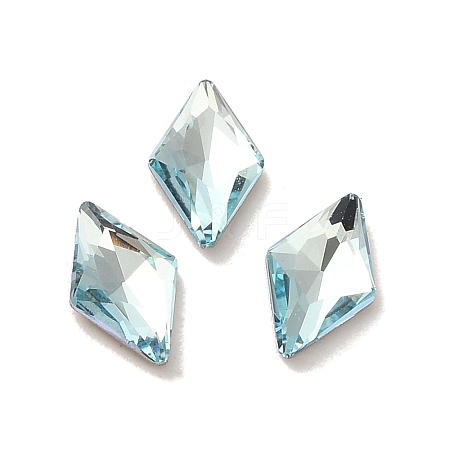 Glass Rhinestone Cabochons RGLA-P037-05A-D202-1