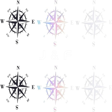 Waterproof PVC Adhesive Sticker Car Stickers DIY-FH0001-009-1