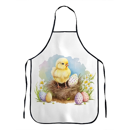 Easter Theme Polyester Sleeveless Apron PW-WG26712-11-1