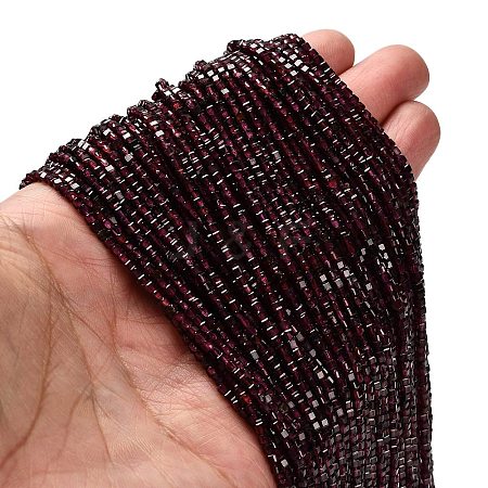 Natural Garnet Beads Strands G-RM2025-32B-01-1