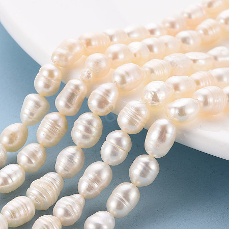 Natural Cultured Freshwater Pearl Beads Strands X1-PEAR-S012-41E-1